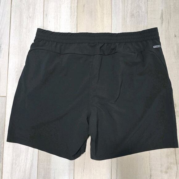 NEW Spyder Active Mens XXL Black Performance Shorts Elastic Waistband Zipper - Picture 6 of 9